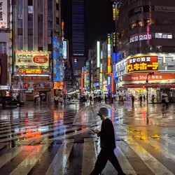 Shinjuku rain