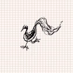 bird running (this is the first nft i drew)
