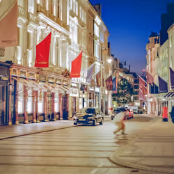 New Bond Street at Night