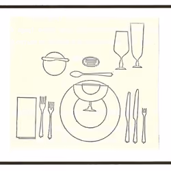 Andy Warhol's Pantry Token 50: Place Setting 2