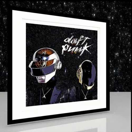 Daft Punk 3D Fan Poster - Special Edition 