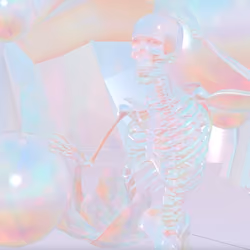 Ethereal Island In The Metaverse Skeleton #5