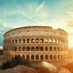 Rotating Rome Colosseum