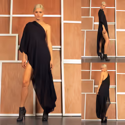 Mike Vensel / Alchemy 23 / Silk Chiffon Dress / Original hand made 1 of 1 / From the archives