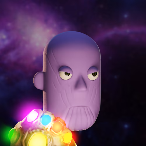 3D CryptoPunks Vol 2 #010 (Thanos)