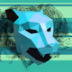 Ethereal polygonal leopards