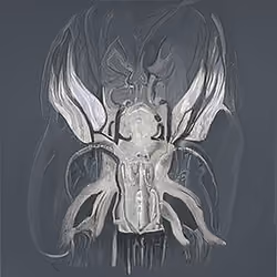 AI Art # Grey Insect
