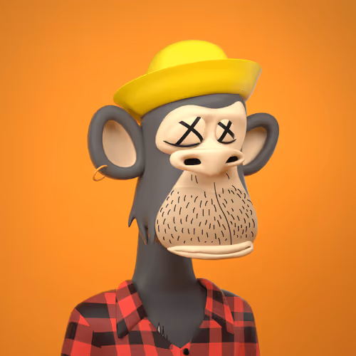 3D Bored Ape YC by Marcos Grijalva
