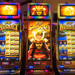 Samurai Warrior Slot Machine at The Wynn in Las Vegas Nevada