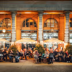 an evening al fresco