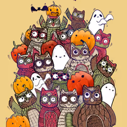 Owl doodle #12