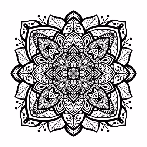 Monochrome Mandalas