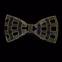 Pink Admiral Plaid Bow Tie