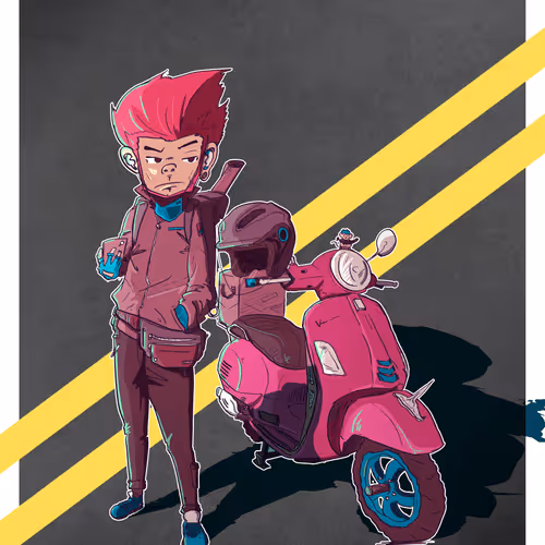 Character design by 2B