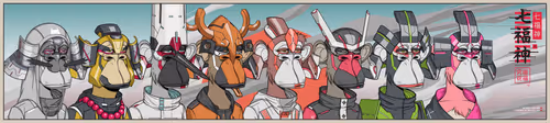 The Seven (+1) Lucky Apes