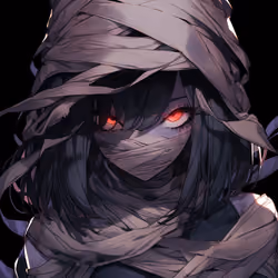 [Upturned gaze] Dark Mummy Girl