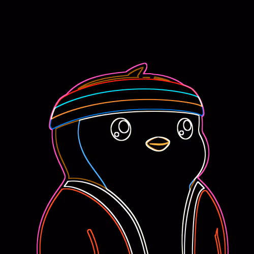 Neon Pudgy Penguins