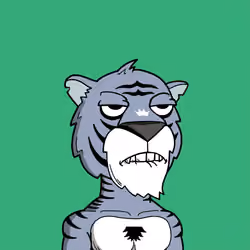 Grouchy Tiger Social Club #3415