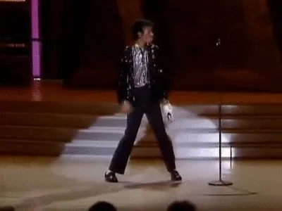 Michael Jackson - King of pop - First moonwalk