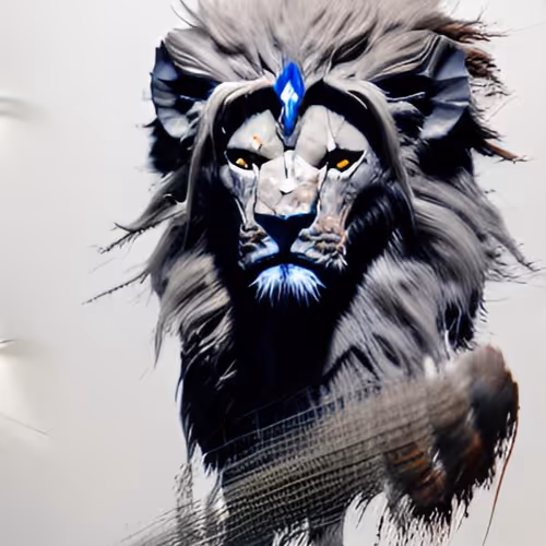 unfinished lion #1 