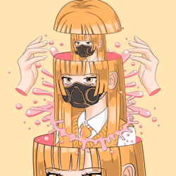 Collage girl #43