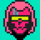 Hooded Cyber CryptoSkulls