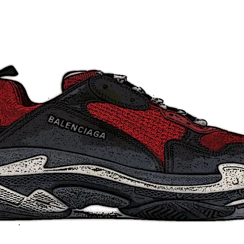 gK Triple S Red Black