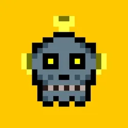 Kawaii SKULL #7318