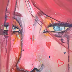 The girl who blushed