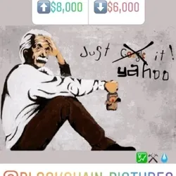 BTC Price Einstien - BlockChainPictures 