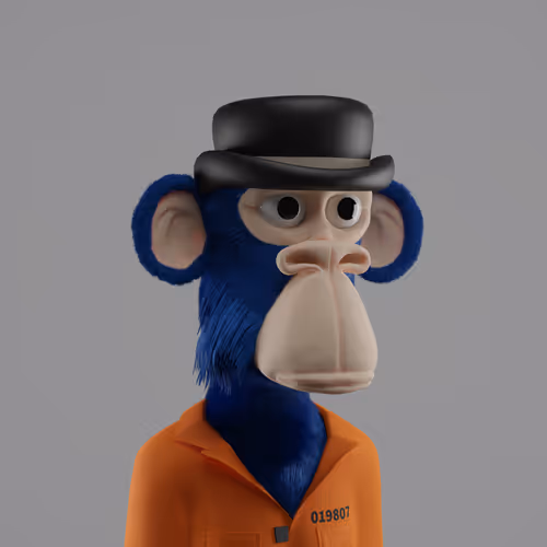 3D Bored Ape Club #401