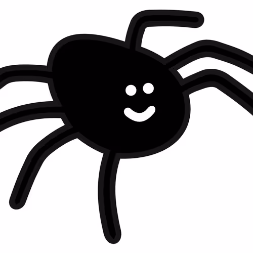 A drawing of a 7 Legged Spider