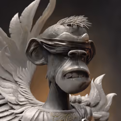 Bored Ape Set in Stone, Angel Edition #3