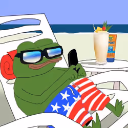 Pepe Found His Beach