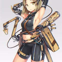 Worker girl.
