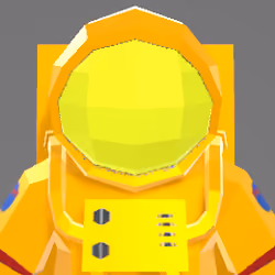 Gold Astronaut