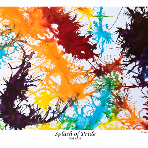 18/30, Limited Edition: “Splash of Pride," BekxArt