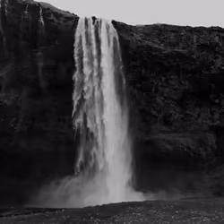 A waterfall in Iceland