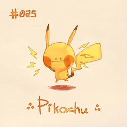 #025 Pikachu