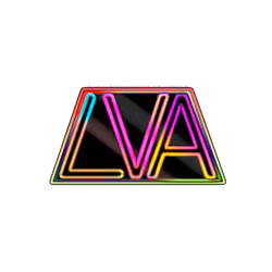 LIVEVIDEOART Logo - Neon Lightbox 
