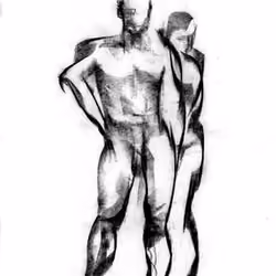charcoal nude #10