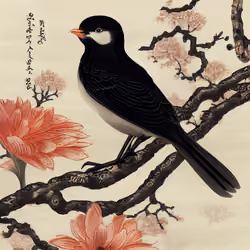 Nihonga Birds #9
