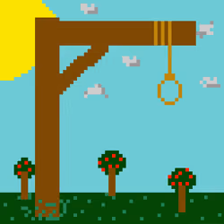 Pixel Hanging Gallows