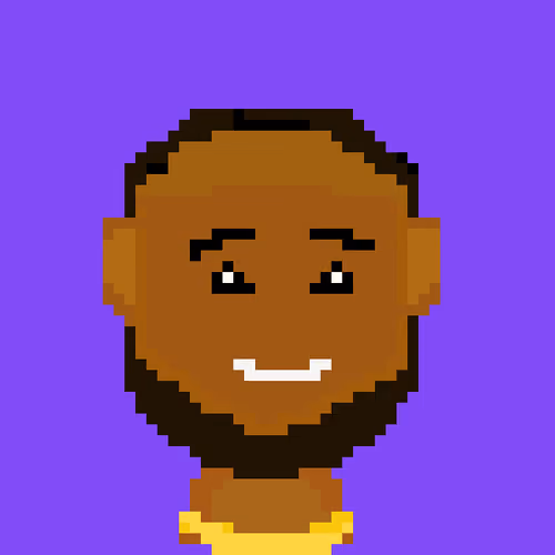 Pixelated Los Angeles Lakers Lebron James 1/1