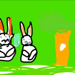 Rabbits who forgot their homes