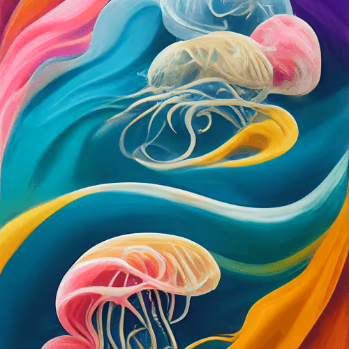 Defichains liquid colourful jelly