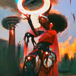 Afrofuturistic Sorceress Prime