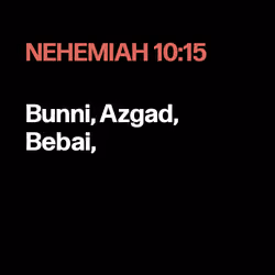 Nehemiah 10:15