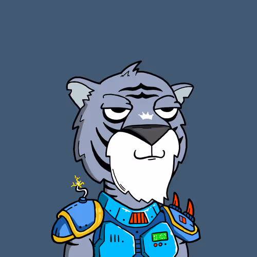 Grouchy Tiger Social Club #8173