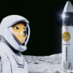 Doge on the Moonnnnnn